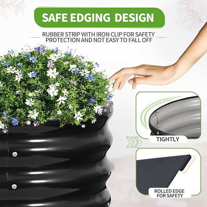 Galvanized Raised Garden Bed Outdoor- Raised Beds - Image 2