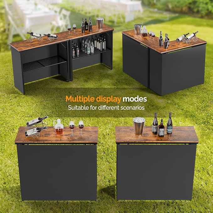 VINGLI 45" Commercial Grade Portable Bar Table - Image 5
