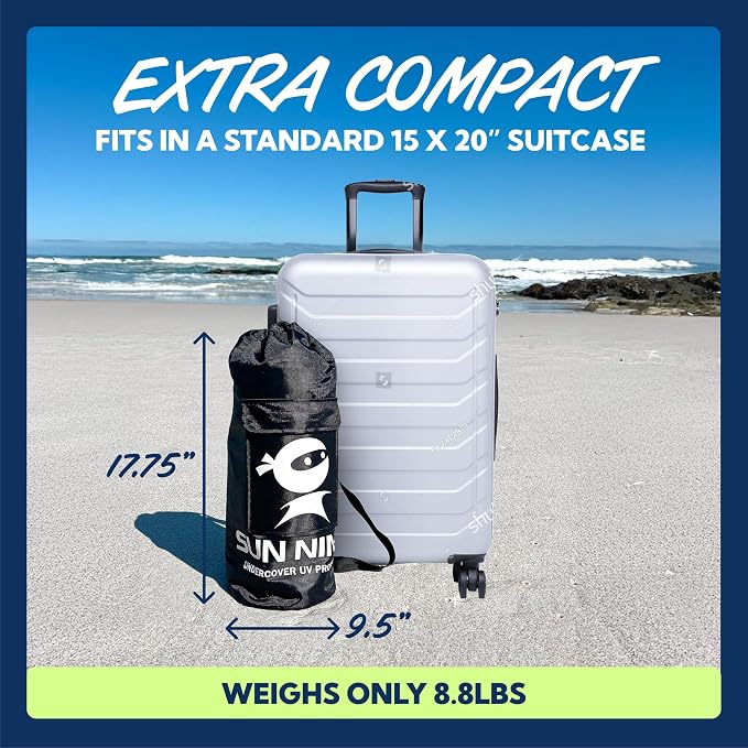 Sun Ninja Beach Tent Sun Shelter UPF50+ - Image 9