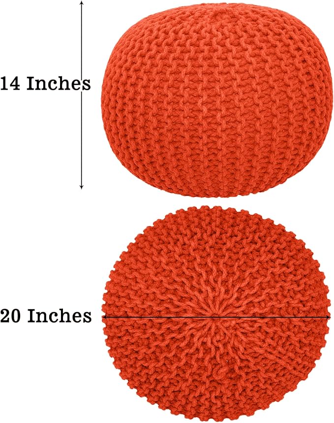 COTTON CRAFT Round Pouf - Image 3