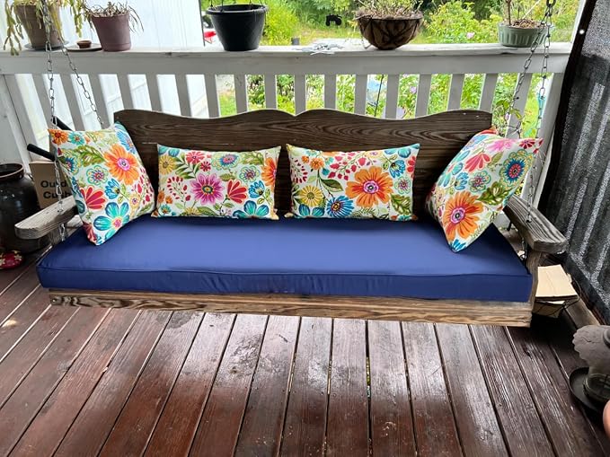 Oslimea Outdoor Daybed Cushion Cover Patio Twin Daybed Covers Waterproof Porch - Image 9