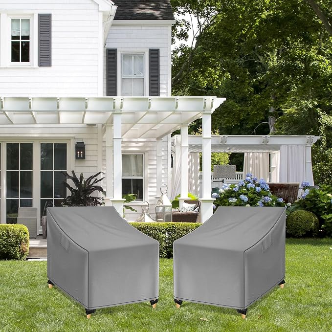 WLEAFJ Outdoor Chair Covers Waterproof, Heavy Duty Wicker Garden Sofa Chair - Image 7
