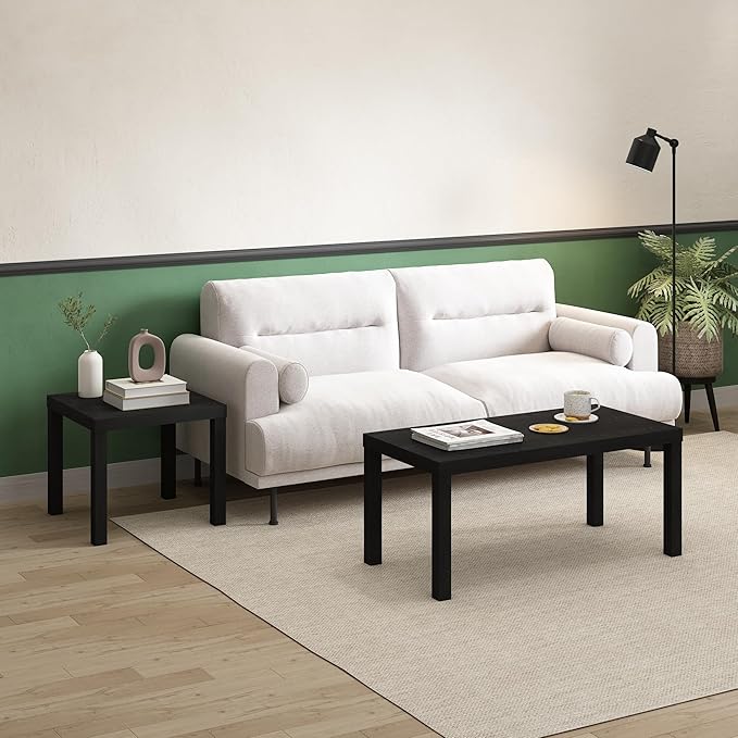 Furinno CLASSIC Coffee Table, Modern Rectangle Coffee Table - Image 2