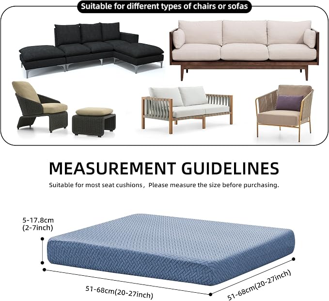 Outdoor Cushion Covers Set, Replacement - Image 2