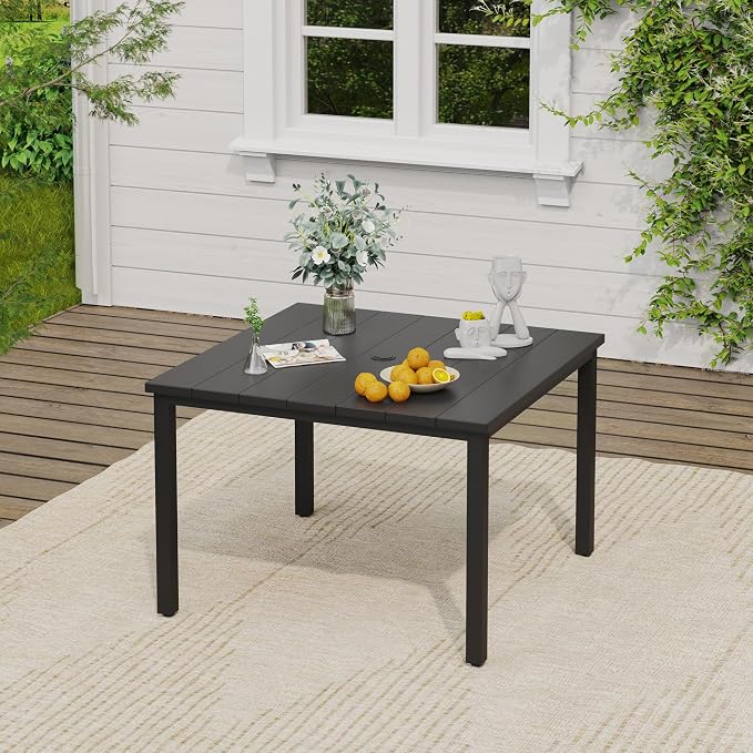 VICLLAX Square Patio Dining Table - Image 5