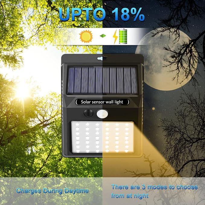 Solar Lights Outdoor, 10 Pack Solar Motion Sensor Outdoor Lights - Image 4