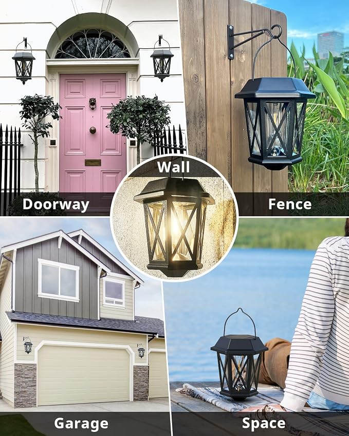 Solar Lanterns Outdoor Waterproof, Hanging Solar Lights - Image 7