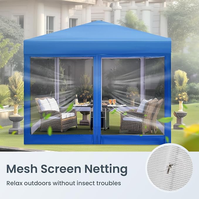 PHI VILLA 10 x 10 Pop Up Canopy Tent - Image 5