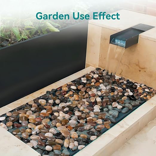 2.5 lbs Decorative Rocks for Potted Plants, 1-1 1/2 inch River Rocks for Plants - Image 5