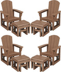 SERWALL Outdoor Glider Chair Set of 4 by SERWALL