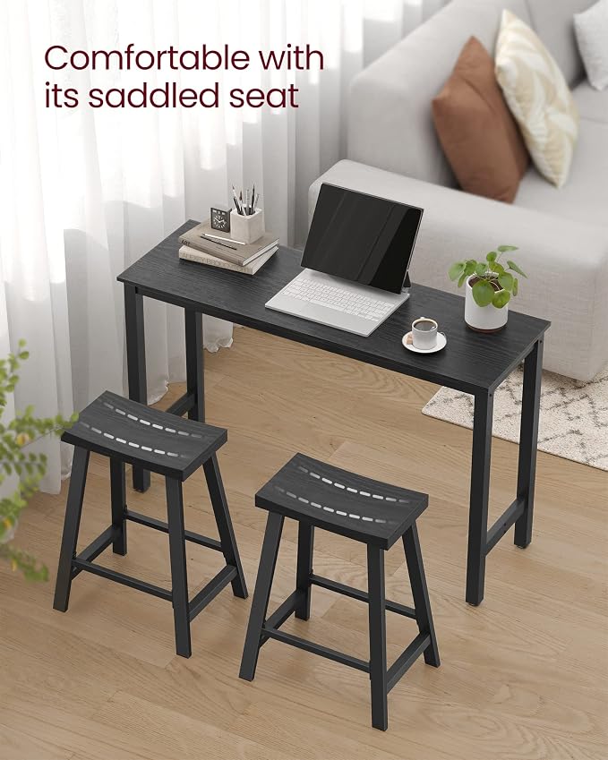 VASAGLE Bar Stools, Kitchen Breakfast Bar Stools - Image 6