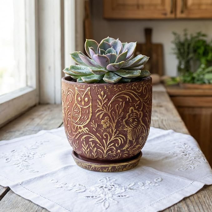 Decorative Ceramic Planter Pot - Image 4