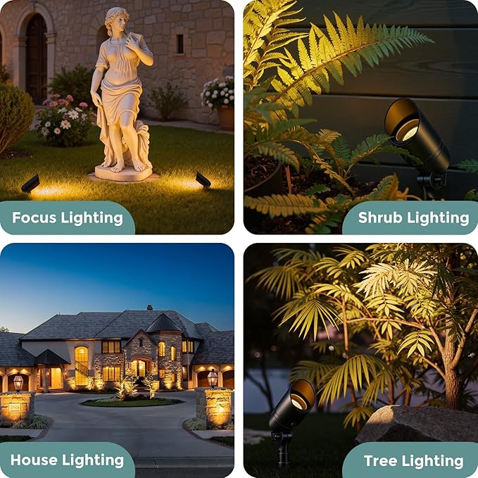 Gardencoin Low Voltage Landscape Spotlight, 12V LED Outdoor Landscape Lighting - Image 7