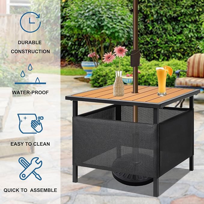 LZRS Adirondack Square Outdoor Side Table - Image 7
