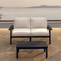 Patio Furniture Set 2 Seats, HDPE Outdoor Sectional by PatioKingdom