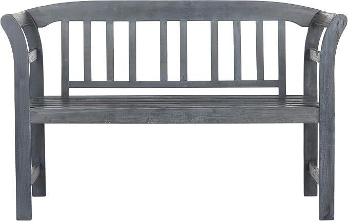 SAFAVIEH PAT6742A Outdoor Collection Porterville 2 Seat Bench by SAFAVIEH