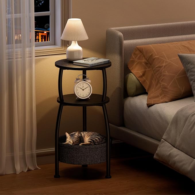 Small Round Side Table for Living Room - Image 5
