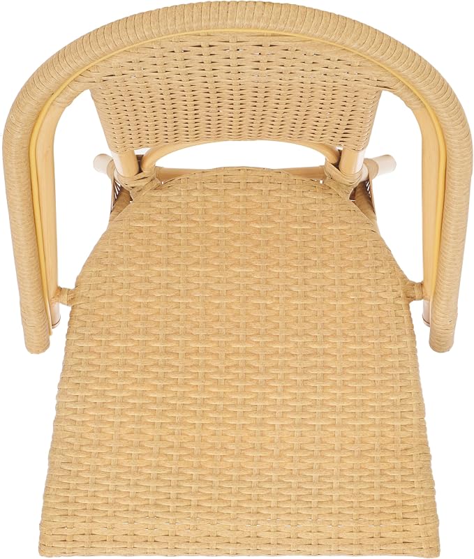 SAFAVIEH Outdoor Collection Torino Natural Wash Parisian Bistro Chair Set of 2 - Image 8