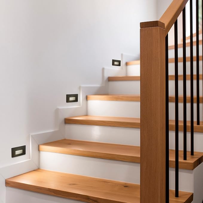 Maxxima Horizontal LED Step Light, Indoor/Outdoor Stair Light, 3 CCT Color - Image 5