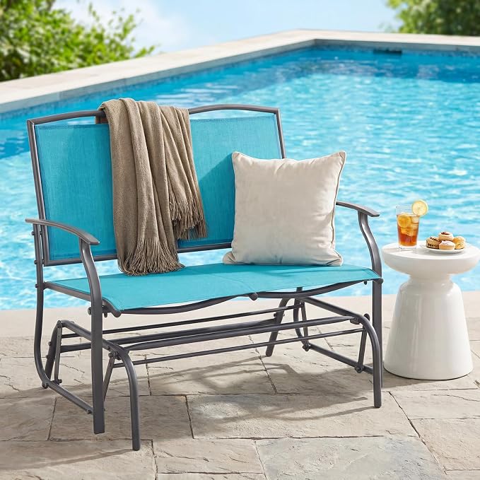 Giantex Outdoor Glider Bench, Patio Glider Bench - Image 7