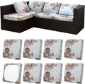 8Pcs Patio Cushion Covers, Outdoor Cushions Covers, Stretch Cushion Covers by Unknown