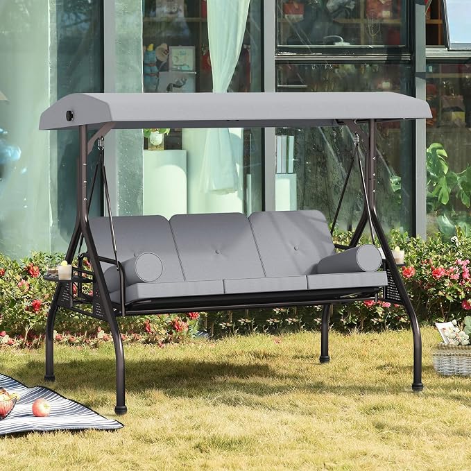Oakcloud 3-Seat Outdoor Porch Swing - Image 8