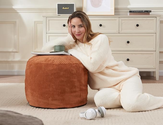 Pouf Ottoman Foot Stools Ottoman - Image 9