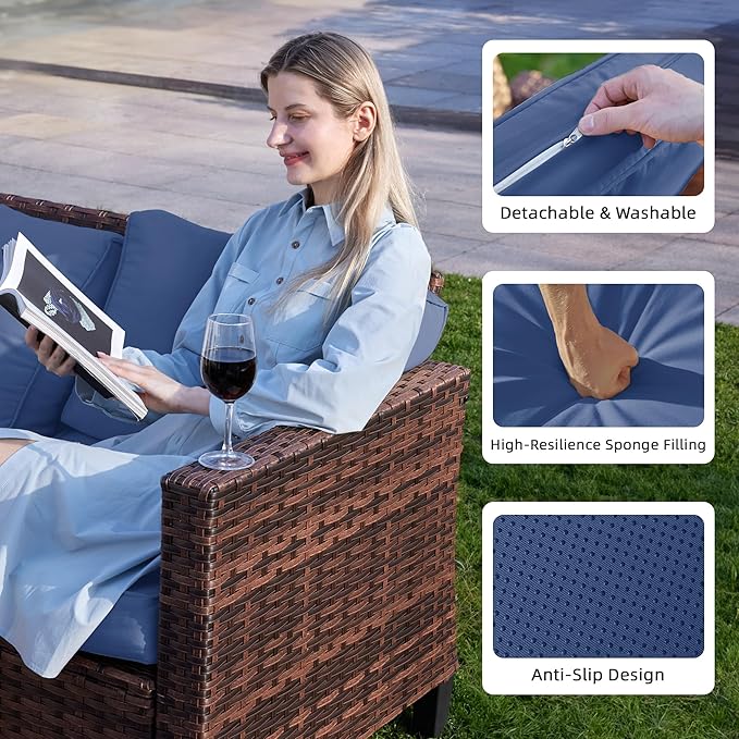UDPATIO 5 Pieces Patio Furniture Set - Image 6