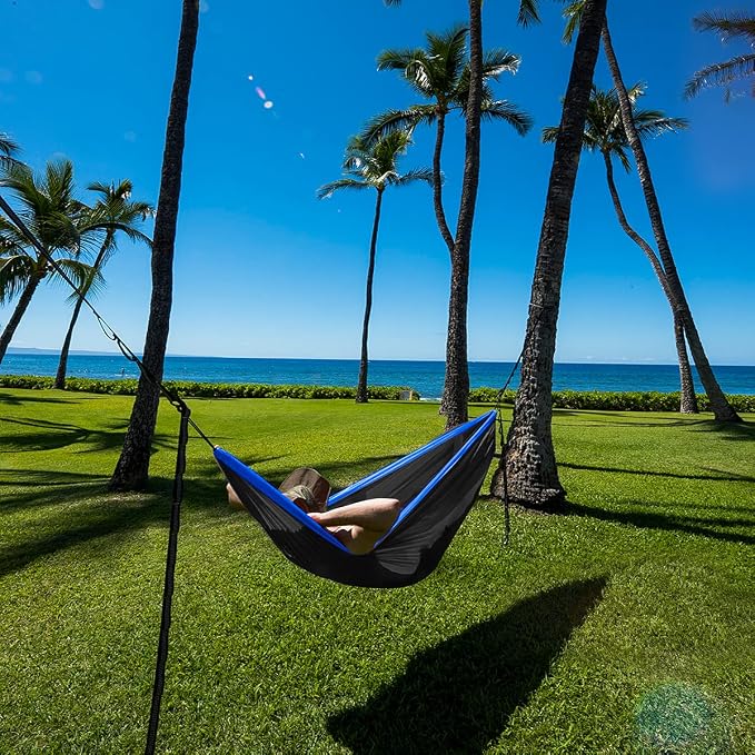 Grassman Camping Hammock Double & Single Portable Hammock - Image 8