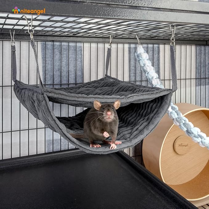 Niteangel Luxury Double Bunkbed Hammock, Fit 2 Adult Ferrets or 5 More Adult - Image 5