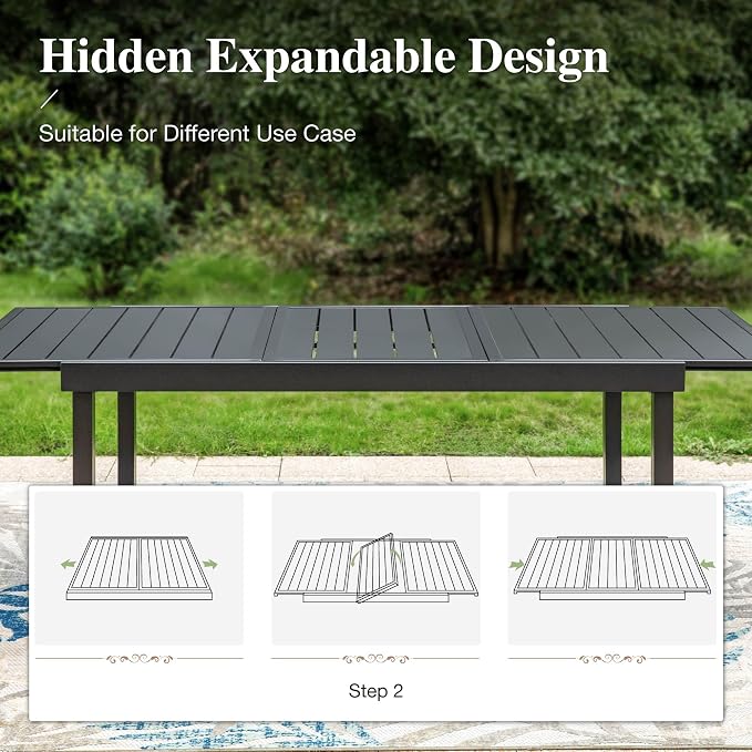 HERA'S HOUSE 9 Pieces Patio Dining Sets - Image 5
