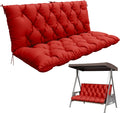 Porch Swing Cushion with Backrest, Waterproof Bench Cushion by Pakunoda