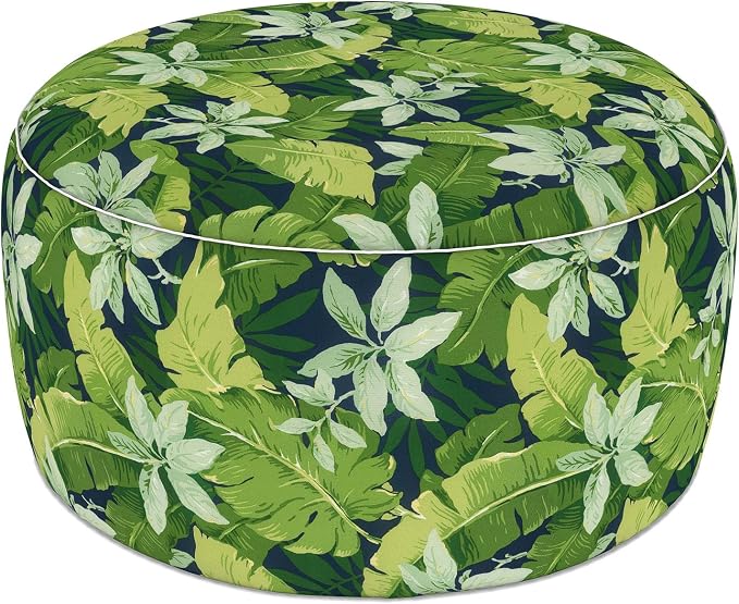 LVTXIII Indoor/Outdoor Extra Large Inflatable Ottoman Pouf D31 x H14 Inch by LVTXIII