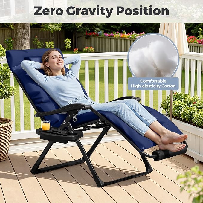 Homall Oversized Zero Gravity Chair, 32In Recliner Lounge Chair - Image 5
