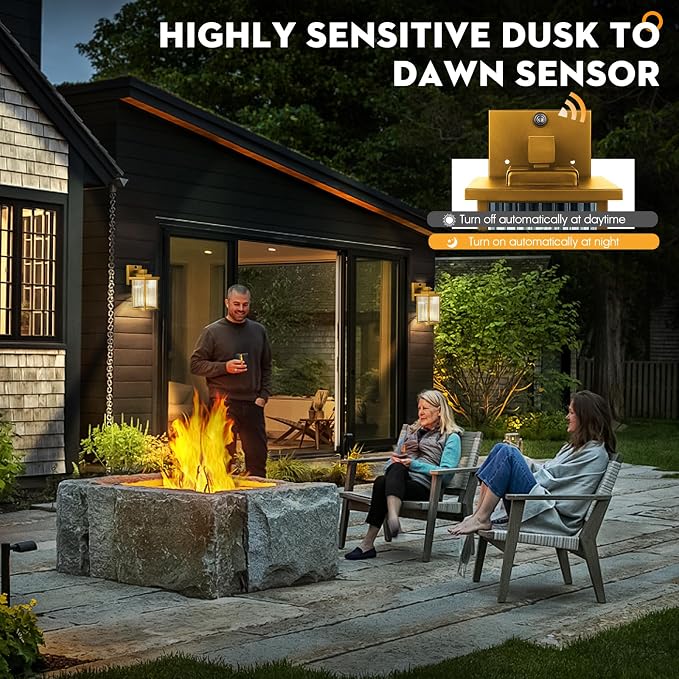 1 Pack Dusk to Dawn Outdoor Lighting, Waterproof Outdoor Porch Light - Image 5
