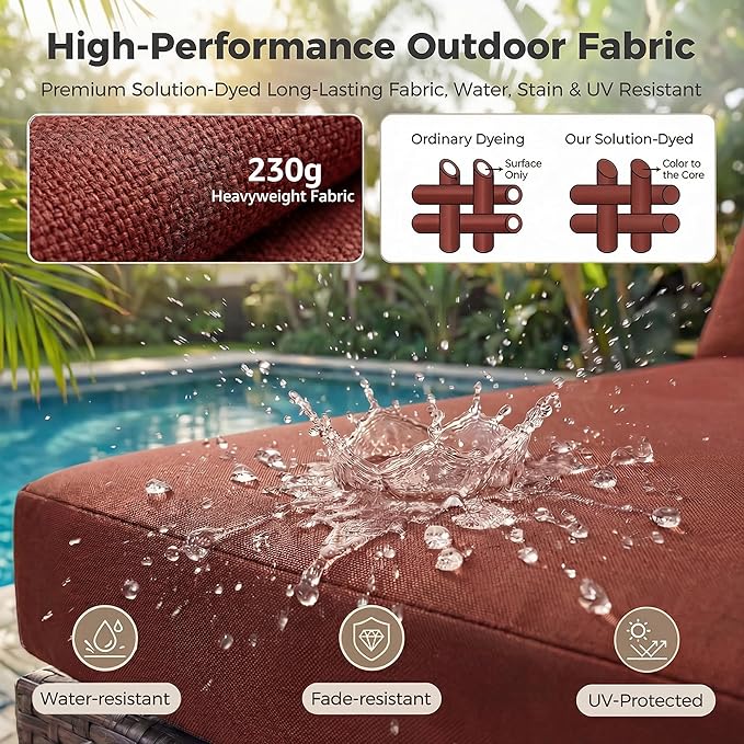 NICESOUL 7 Piece Outdoor Sofa Sectional - Image 9