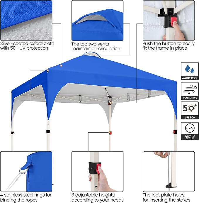 Yaheetech 10x10 Pop Up Canopy Tent - Image 3