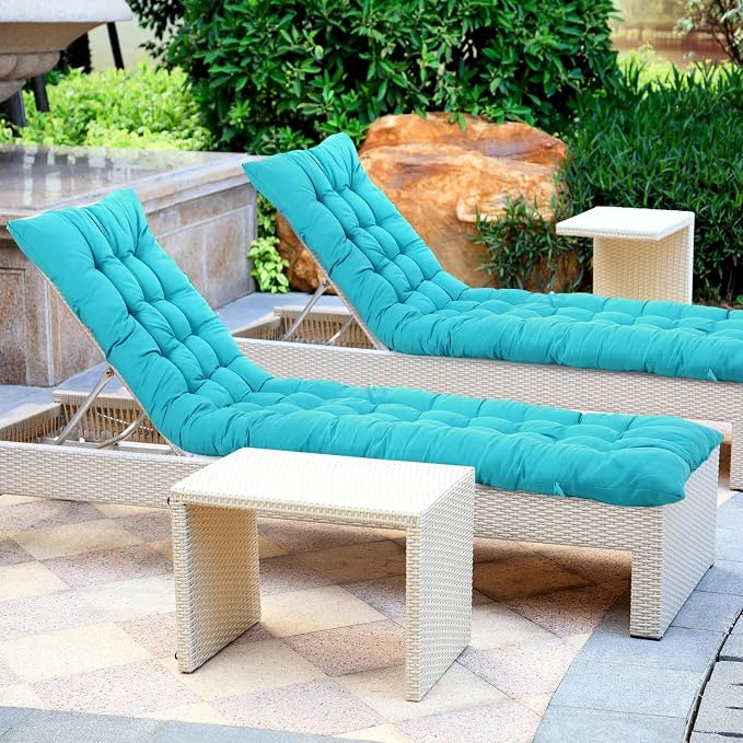 67 x 19 Inch Chaise Lounge Cushions Soft Lounge Chair Cushion Gravity Chair - Image 5