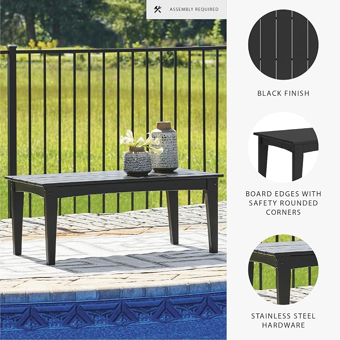 Signature Design by Ashley Hyland Wave Modern Weather Resistant HDPE Outdoor - Image 4
