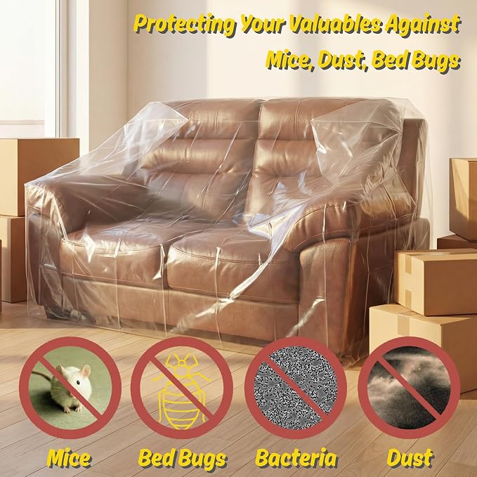 Wowfit Furniture Cover Dust-Proof Moving Bag - Image 4