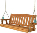 Amish Casual Heavy Duty Mission Treated Porch Swing, Cedar Stain, 8Ft Chains by AmishCasual