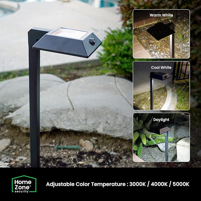 Mesh Linkable Series 4-Pack Solar LED Security Pathway Light w/ LiFePO4 Battery - Image 4