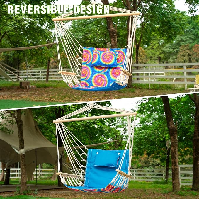 Backyard Expressions Reversible Hanging Rope Swing - Image 4