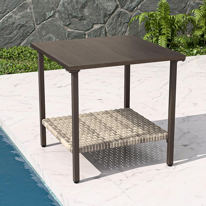 COOS BAY Aurora Terrace Outdoor Side Table - Image 5