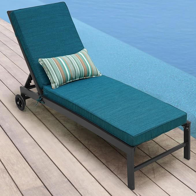 Outdoor Chaise Lounge Cushions, Olefin Lounge Cushion, Rainproof Color - Image 3