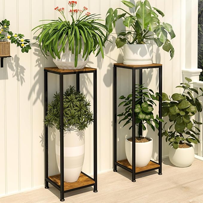 Plant Stand Indoor, Modern Corner Flower Stand - Image 2