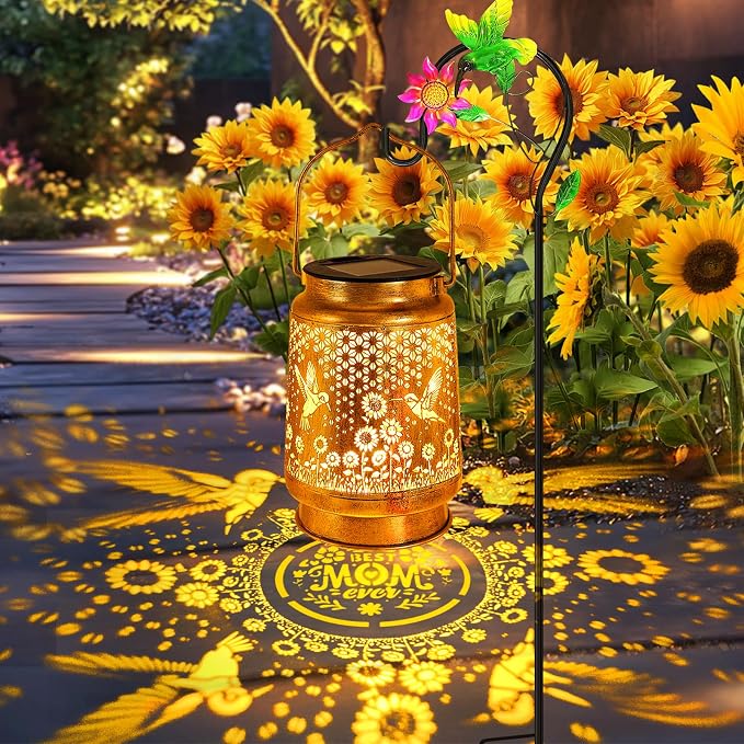 Hummingbird Solar Lanterns Outdoor Garden Decor, Gifts - Image 9