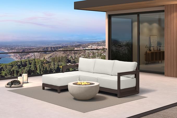 PURPLE LEAF Patio Furniture Set L-Shaped Outdoor Couch by Unknown