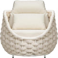 TWT Patio Sofa All-Weather Olefin Rope Balcony Furniture by TWT