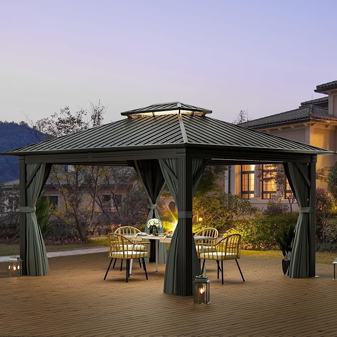 YITAHOME 12x14ft Hardtop Gazebo by YITAHOME